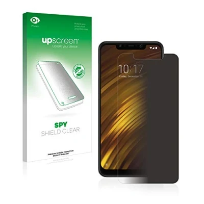 Abbildung von upscreen Anti Spy Blickschutzfolie für Xiaomi Pocophone F1 Privacy Screen Displayschutz Folie [Sichtschutz, Blaulichtfilter]
