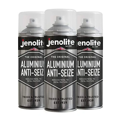 Abbildung von JENOLITE 3 x Aluminium Anti Seize Hochtemperaturbeständig, wasserabweisend, langlebige Schmierung 400 ml