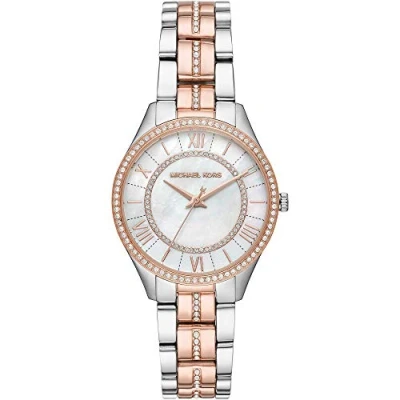 Abbildung von Michael Kors Lauryn Uhr roségoldcoloured/silvercoloured, Damen, Größe: One Size, Roségold coloured/silver coloured