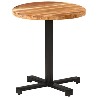 Abbildung von vidaXL Akazienholz Massiv Bistrotisch Esstisch Stehtisch Bartisch Tisch Esszimmertisch Küchentisch Tresentisch Partytisch Rund Ø70x75cm
