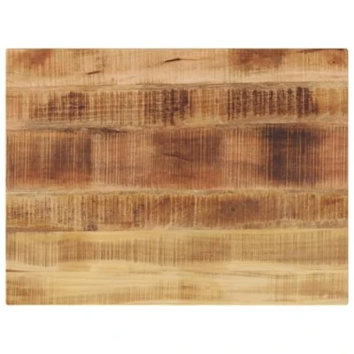 Abbildung von vidaXL Tischplatte, Holzplatte für Esstisch Couchtisch, Massivholzplatte Rustikales Design, Ersatztischplatte, 90x60x2,5cm Rechteckig Raues Massivholz Mango