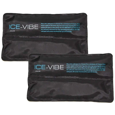 Abbildung von Ice Vibe Cold Packs Hock 2 Stück Schwarz/Aqua