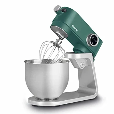 Abbildung von KM128 Küchenmaschine, professionell, multifunktionell, 5 l, Edelstahl, Mattgrün, leistungsstark, 800