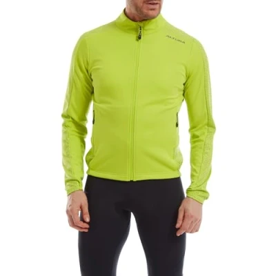 Abbildung von Altura Nightvision Herren Thermo Radtrikot, langärmelig, reflektierend, Limettengrün Größe L
