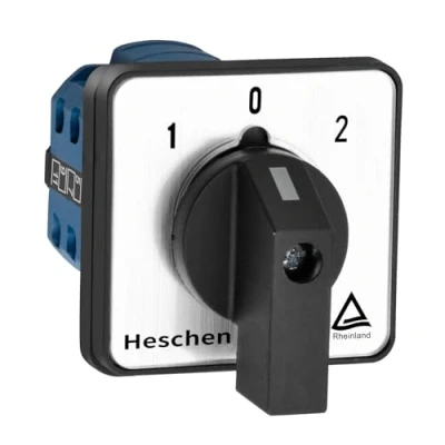 Abbildung von Heschen Universal Nockenschalter, Drehschalter, Wechselschalter SZW26 20/D303.3, 660 V, 20 A, 3 Position, Phasen, 12 Klemmen, CE