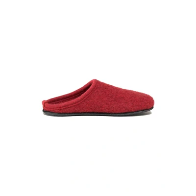 Abbildung von Gottstein Filz Hausschuh Alpine Light Damen &amp; Herren Pantoffel aus 100% Schurwolle Red, 39