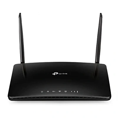 Abbildung von TP Link Archer MR550 Router 4G+ Cat6 300Mbps, Wi Fi AC1200 Dual Band, mit SIM, MicroSIM, Gigabit LAN/WAN Port, MU MIMO, ohne Konfiguration, OneMesh Technologie