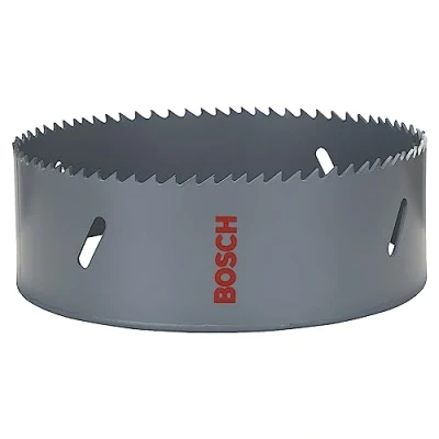 Abbildung von Bosch Accessories Professional Lochsäge HSS Bimetall für Standardadapter (für Metall, Aluminium, rostfreiem Edelstahl, Kunststoffen und Holz, Ø 140 mm, Zubehör Bohrmaschine), mm