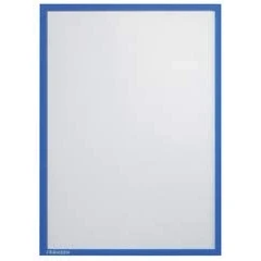 Abbildung von FRANKEN Dokumentenhalter Frame It ECO, DIN A3, magnetisch, 10 Stück, blau, ITH3M/10 03