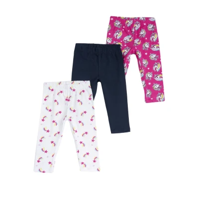 Abbildung von Chicco SET 3 PACK Leggings Hosen für Kinder, Größe: 110, Blu
