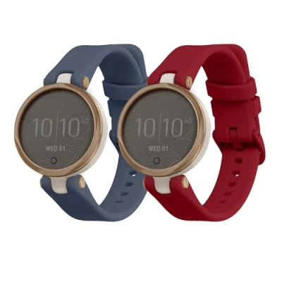 Abbildung von kwmobile 2x Sportarmband kompatibel mit Garmin Lily Sport Armband Fitnesstracker Band Set aus TPU Silikon