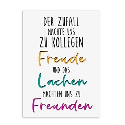 Abbildung von Postkarte Kollegen Abschied Geschenk Sprüche Ruhestand Karte (Kollegen Freunde)