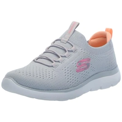 Abbildung von Skechers Damen Summits Sneaker, Grau/Multi=Gymt, 41 EU Weit