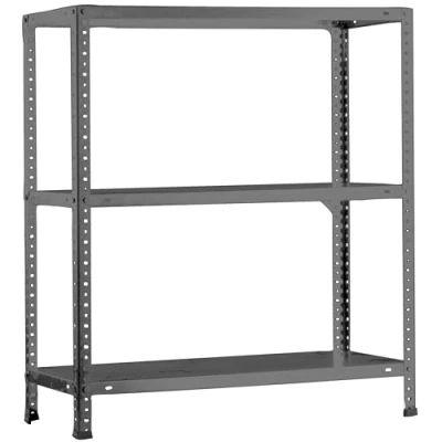 Abbildung von Simon Rack Advanage Metallregal, 3 verstellbare Regalböden, 75 kg, 900 x 1000 400 mm, mit Schrauben, Lagerregal, Grau