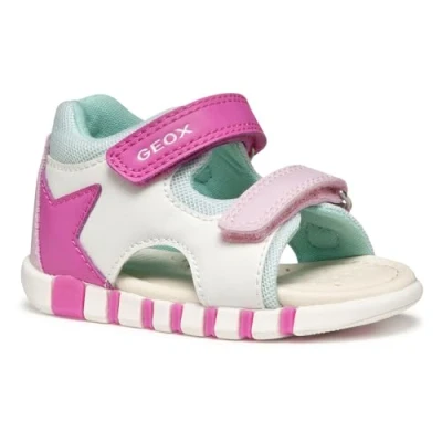Abbildung von Geox Trekkingsandale für Kinder, Größe: 18, White fuchsia Schuhe