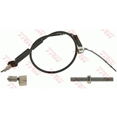 Abbildung von TRW GCH528 Handbremsseil 1307, 1105 Scheibenbremse MERCEDES BENZ: B Klasse