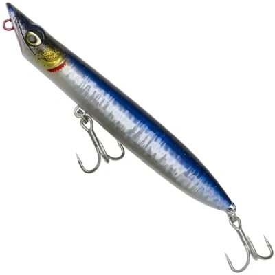 Abbildung von Savage Gear Slap Walker Blue Flash 13.5cm 26g Floating Oberflächenköder