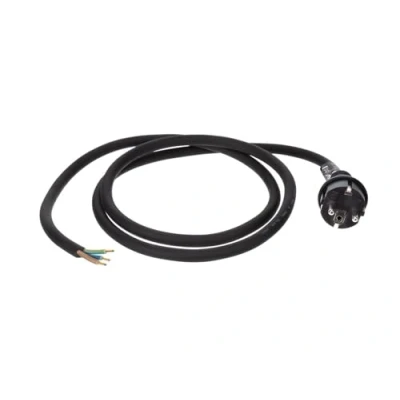 Abbildung von PEREL EPC015R25 Netzkabel, Gummi, Stecker auf Ende Ohne Stecker/Kupplung, Länge 1,5 m 175976