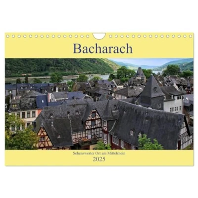 Abbildung von Bacharach Sehenswerter Ort am Mittelrhein (Wandkalender 2025 DIN A4 quer), CALVENDO Monatskalender