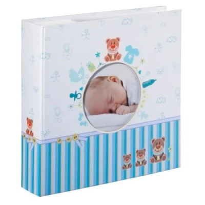 Abbildung von Hama Einsteck Fotoalbum Babyalbum &quot;Tim&quot;, für 200 Fotos im Format 10x15 cm