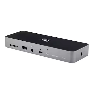 Abbildung von OWC Thunderbolt Pro Dock, Kabelgebunden, 3, 85 W, 10GBASE T, Schwarz, CFexpress, MicroSDHC