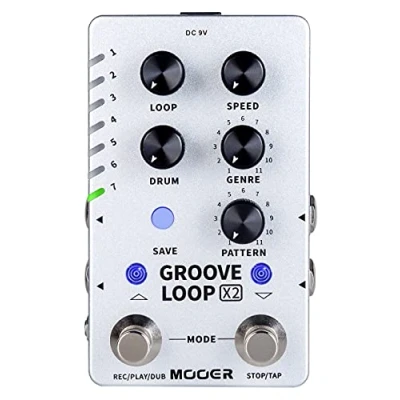 Abbildung von Mooer Groove Loop X2 Stereo Looper/Drum Machine Pedal