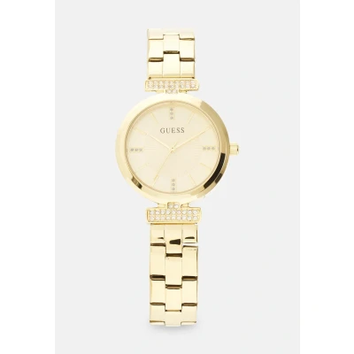 Abbildung von Guess Array Uhr goldcoloured, Damen, Größe: One Size, Gold coloured