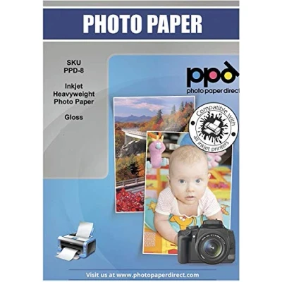 Abbildung von PPD 50 x A4 Inkjet Fotopapier Premium Glänzend 260 g/m2, Sofort Trocken, Wasserfest 8