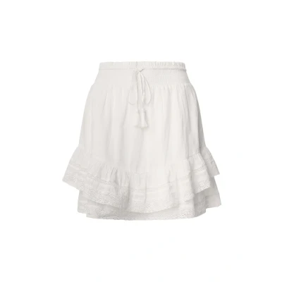 Abbildung von Pepe Jeans Elena Alinienrock, Damen, Größe: Large, Off white