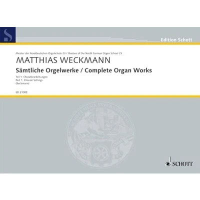 Abbildung von Sämtliche Orgelwerke: 9 Choralbearbeitungen. Band 1. Orgel.: Arrangements de chorals. Vol. 23. organ. (Edition Schott)