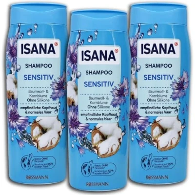 Abbildung von TopDeal 3 er Pack ISANA Shampoo Sensitiv x 300 ml