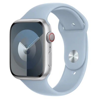 Abbildung von Apple Watch Band Sportarmband 45 mm Hellblau M/L