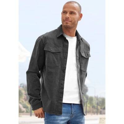 Abbildung von john devin Leichte Jacke, Herren, Größe: Large, Braun