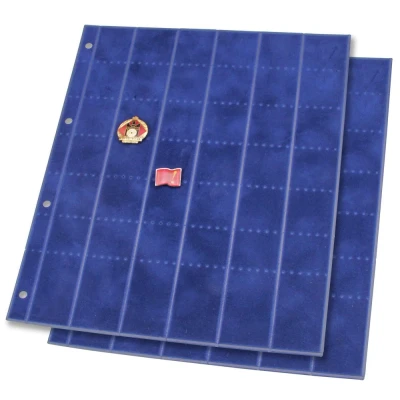 Abbildung von Safe, Compact A4, Blätter (4 Ringe) 5x2er Einteilung (90x56 mm.) Transparent Abm: 210x255 mm. pro 5 Stk.