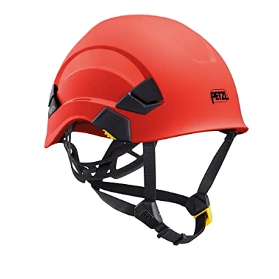 Abbildung von Petzl H43414 Vertex Universalhelm mit Dual Kinnband ohne Belüftung, Rot