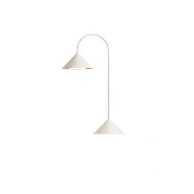 Abbildung von FRANDSEN LED Tischlampe Grasp, weiß, Höhe 47 cm, Metall