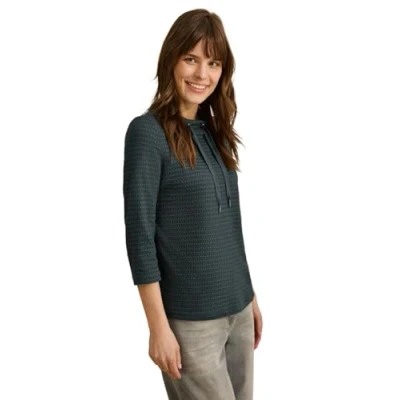 Abbildung von CECIL Damen B322924 Two Tone Strukturshirt, Slate Khaki, XS