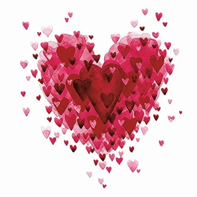 Abbildung von Heart of hearts red