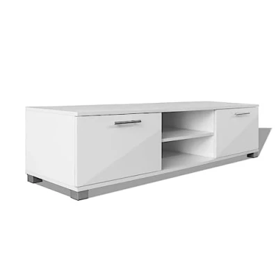 Abbildung von vidaXL TV Schrank Hochglanz Weiß Fernsehtisch Lowboard Sideboard Möbel