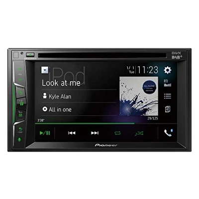 Abbildung von Pioneer AVH A3200DAB 2 DIN Multimedia Player, 6,2 Zoll ClearType Touchscreen, Smartphone Anbindung, USB, DAB/DAB+ Digitalradio, Bluetooth, 13 Band Grafikequalizer, Schwarz