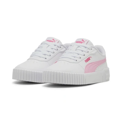 Abbildung von Puma Carina 2.0 Sneaker low für Kinder, Größe: 28, white pink lilac Schuhe