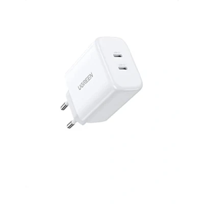 Abbildung von UGREEN USB C+USB C 40W PD Wall Charger (20W+20W) EU Ladegerät