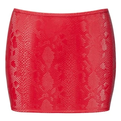 Abbildung von Cottelli PARTY Damen Minirock, Rot, XL