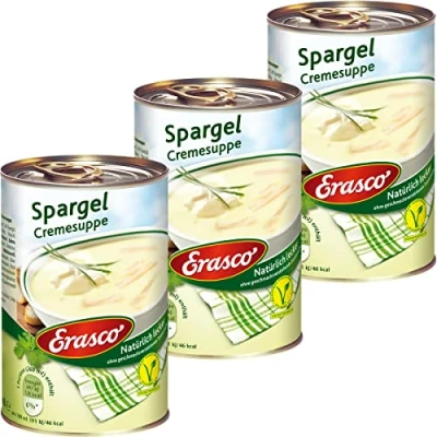 Abbildung von Erasco Spargel Cremesuppe natürlich lecker Vegetarisch 390ml 3er Pack