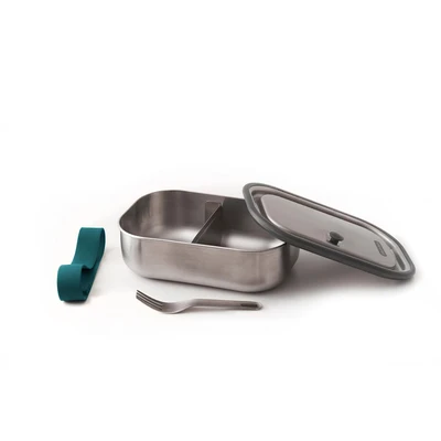 Abbildung von black+blum Lunchbox, (1 tlg.), mit Silikon Ventil, Gabel und Gurt, 1000 ml