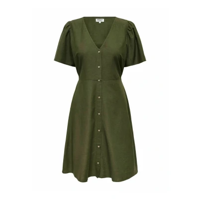 Abbildung von ONLY Onlvita LIFE NOOS Freizeitkleid, Damen, Größe: XS, Khaki