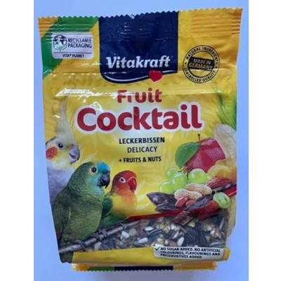 Abbildung von Vitakraft Fruchtcocktail Nymphensittich/Agapornis Vogelsnack 250 g...