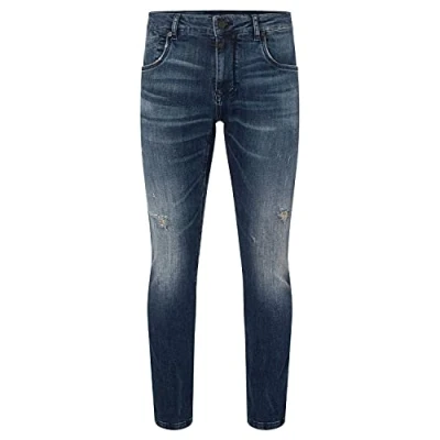 Abbildung von Timezone Herren Slim Scotttz Freizeithose, Rich Blue Wash, 36W 36L EU