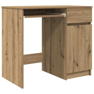 Abbildung von vidaXL Schreibtisch Artisan Eiche 86x49x76 cm Holzwerkstoff