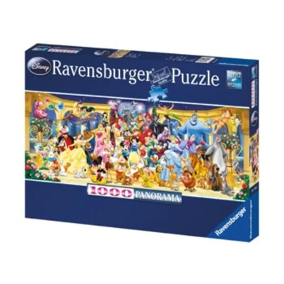 Abbildung von RAVENSBURGER Puzzle Disney Gruppenfoto 1000 Teile Panorama